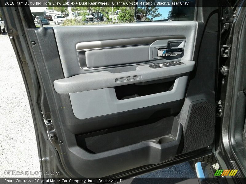 Granite Crystal Metallic / Black/Diesel Gray 2018 Ram 3500 Big Horn Crew Cab 4x4 Dual Rear Wheel