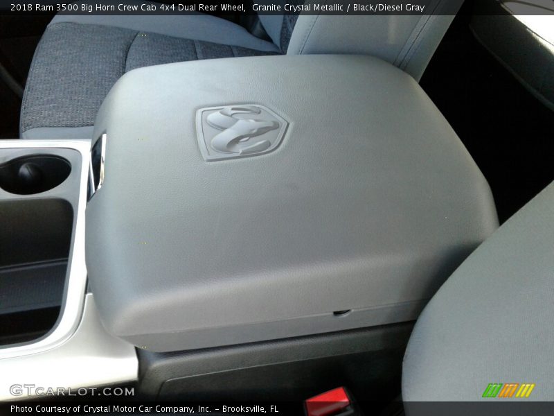 Granite Crystal Metallic / Black/Diesel Gray 2018 Ram 3500 Big Horn Crew Cab 4x4 Dual Rear Wheel