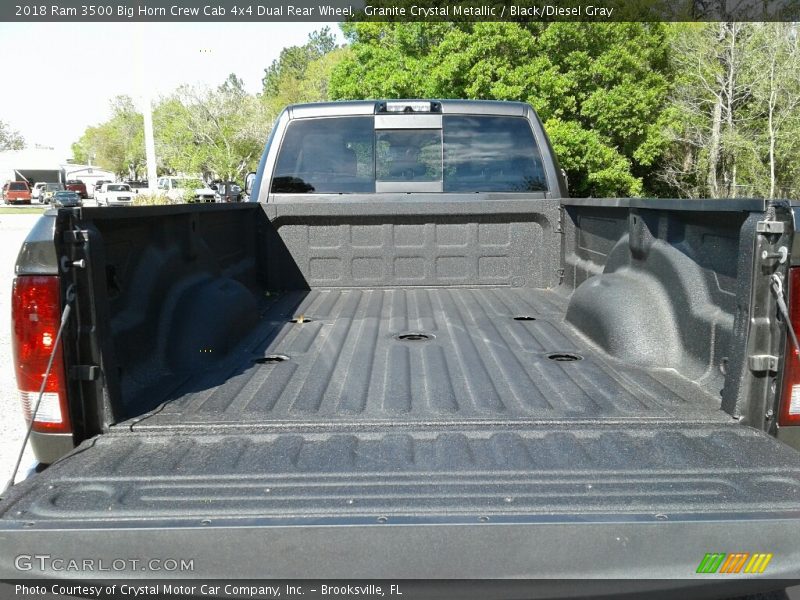 Granite Crystal Metallic / Black/Diesel Gray 2018 Ram 3500 Big Horn Crew Cab 4x4 Dual Rear Wheel