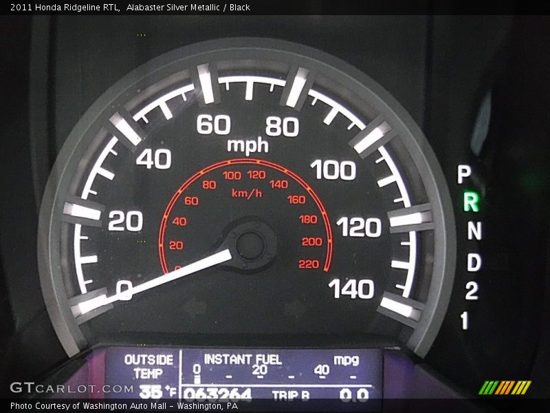 Alabaster Silver Metallic / Black 2011 Honda Ridgeline RTL