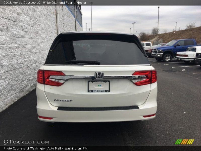 White Diamond Pearl / Mocha 2018 Honda Odyssey LX