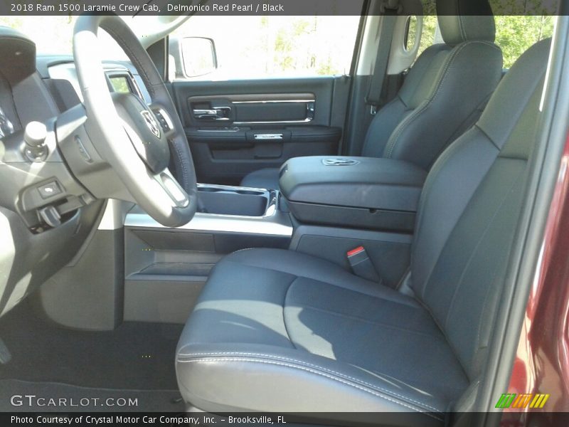 Delmonico Red Pearl / Black 2018 Ram 1500 Laramie Crew Cab