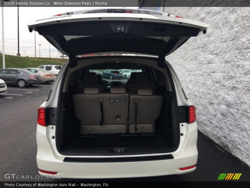 White Diamond Pearl / Mocha 2018 Honda Odyssey LX