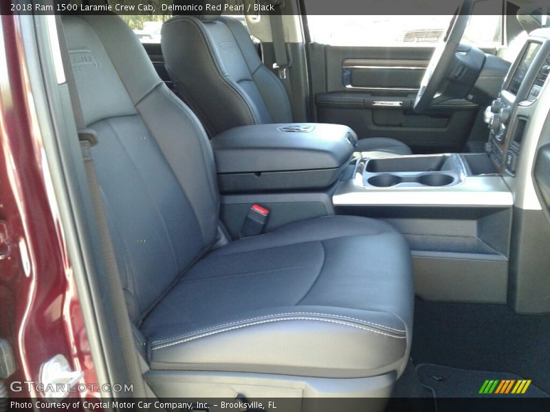 Delmonico Red Pearl / Black 2018 Ram 1500 Laramie Crew Cab