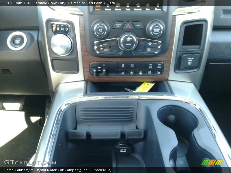 Delmonico Red Pearl / Black 2018 Ram 1500 Laramie Crew Cab