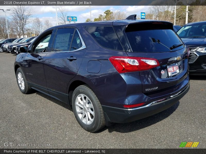 Storm Blue Metallic / Jet Black 2018 Chevrolet Equinox LT