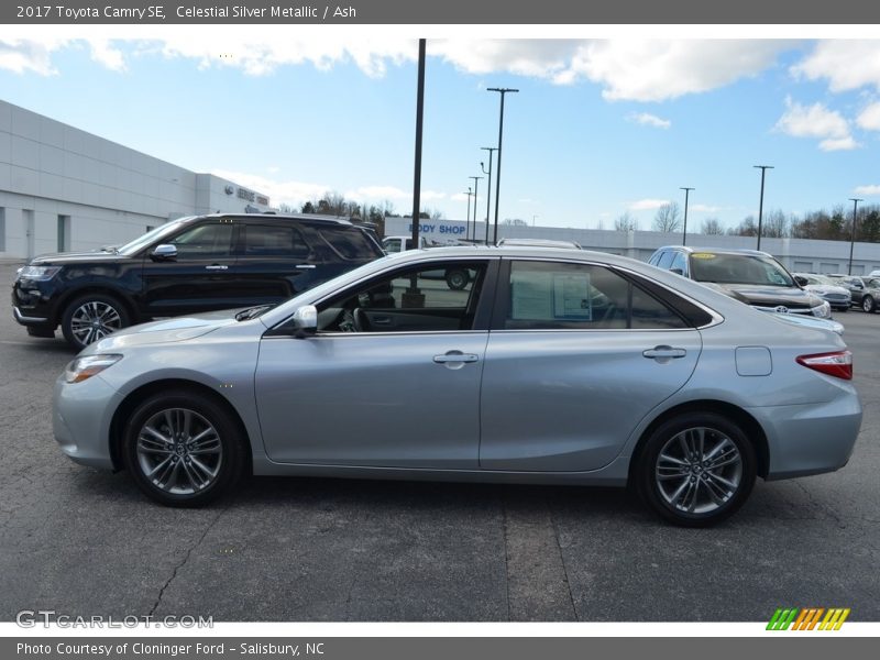 Celestial Silver Metallic / Ash 2017 Toyota Camry SE