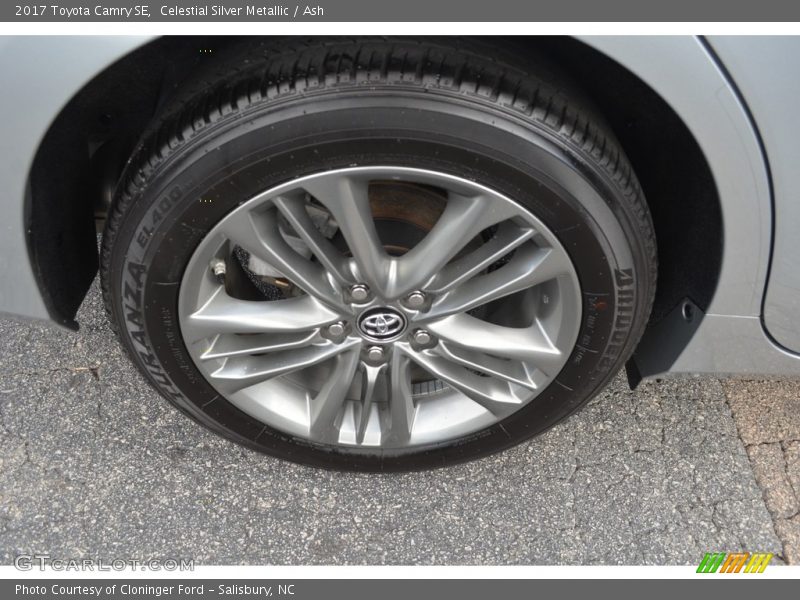 Celestial Silver Metallic / Ash 2017 Toyota Camry SE