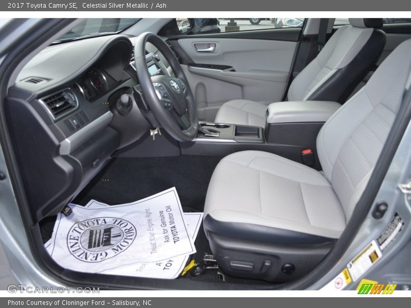Celestial Silver Metallic / Ash 2017 Toyota Camry SE