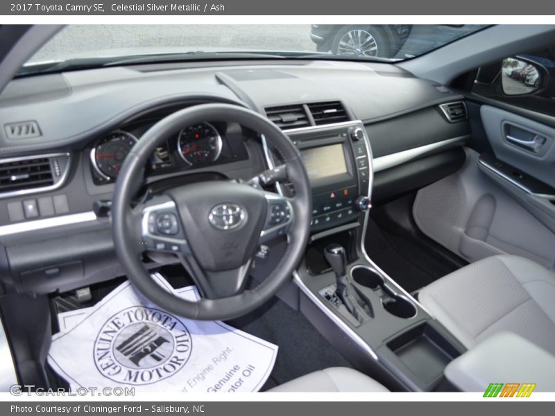 Celestial Silver Metallic / Ash 2017 Toyota Camry SE