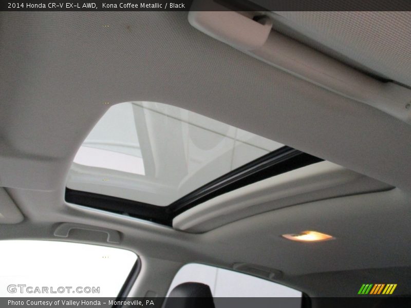 Kona Coffee Metallic / Black 2014 Honda CR-V EX-L AWD