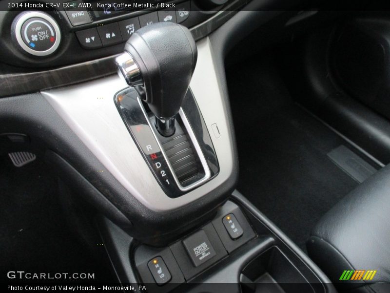 Kona Coffee Metallic / Black 2014 Honda CR-V EX-L AWD