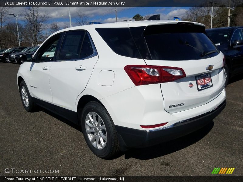 Summit White / Medium Ash Gray 2018 Chevrolet Equinox LT AWD