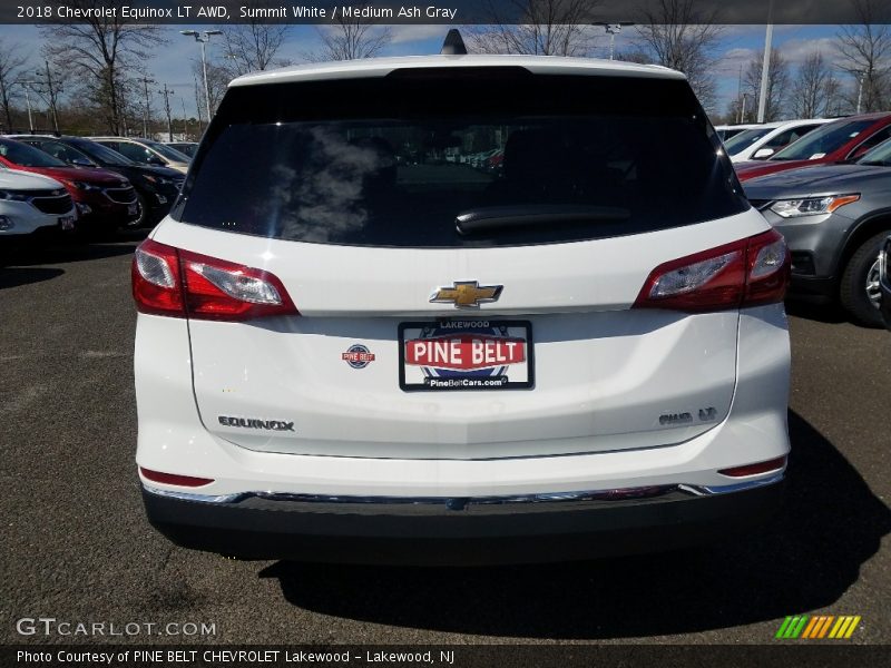Summit White / Medium Ash Gray 2018 Chevrolet Equinox LT AWD