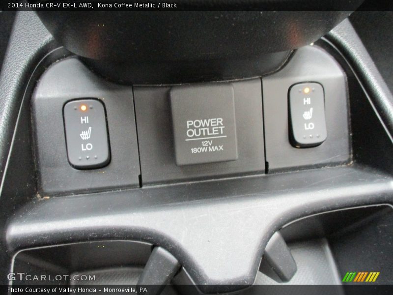 Kona Coffee Metallic / Black 2014 Honda CR-V EX-L AWD