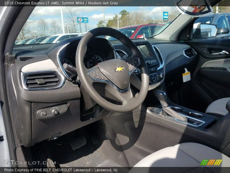 Summit White / Medium Ash Gray 2018 Chevrolet Equinox LT AWD