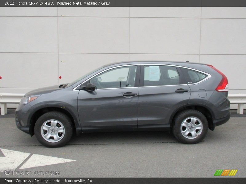 Polished Metal Metallic / Gray 2012 Honda CR-V LX 4WD