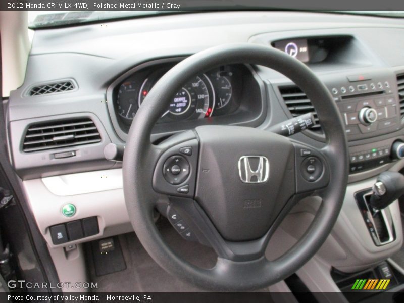 Polished Metal Metallic / Gray 2012 Honda CR-V LX 4WD