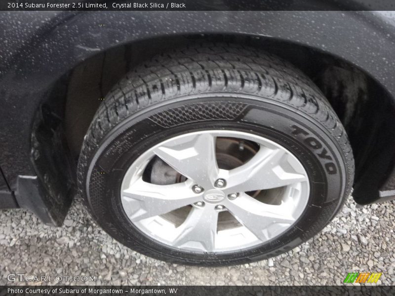 Crystal Black Silica / Black 2014 Subaru Forester 2.5i Limited