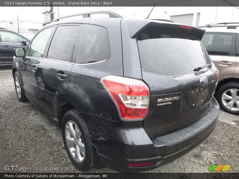 Crystal Black Silica / Black 2014 Subaru Forester 2.5i Limited