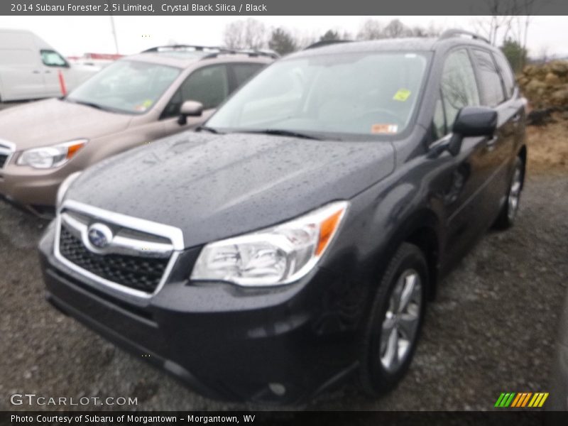 Crystal Black Silica / Black 2014 Subaru Forester 2.5i Limited