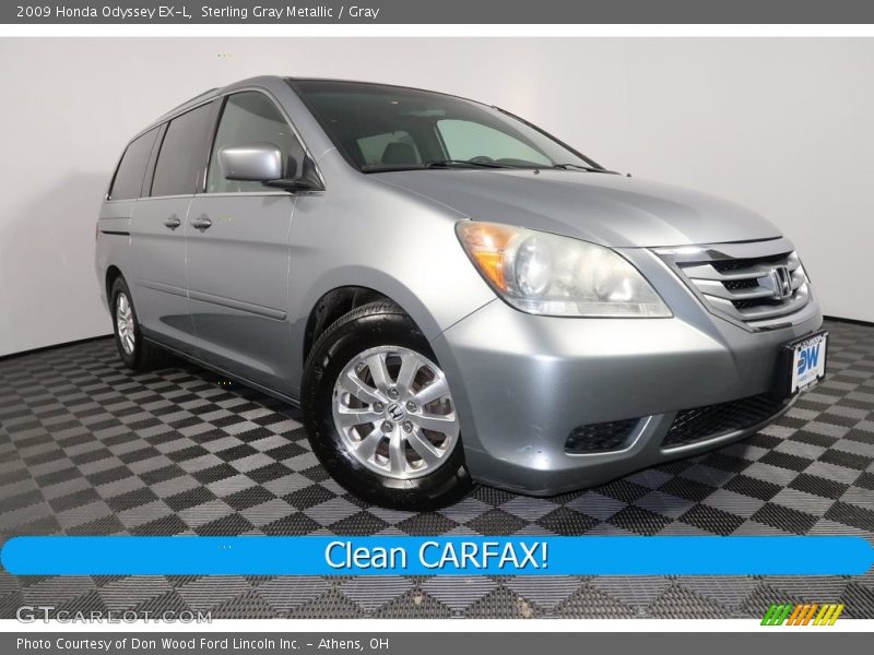Sterling Gray Metallic / Gray 2009 Honda Odyssey EX-L