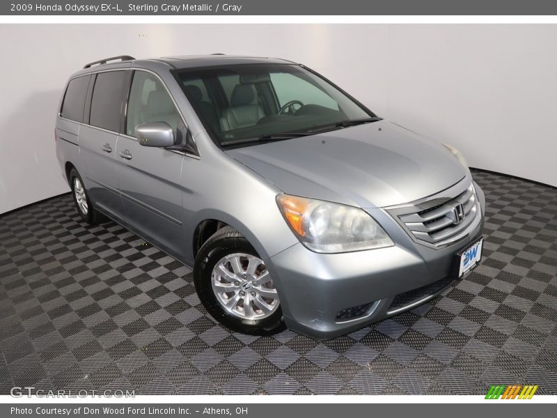 Sterling Gray Metallic / Gray 2009 Honda Odyssey EX-L