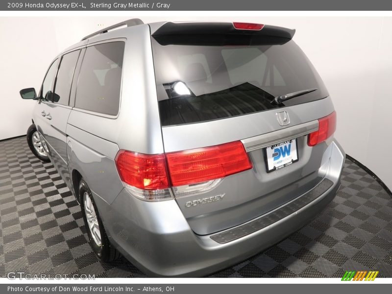 Sterling Gray Metallic / Gray 2009 Honda Odyssey EX-L