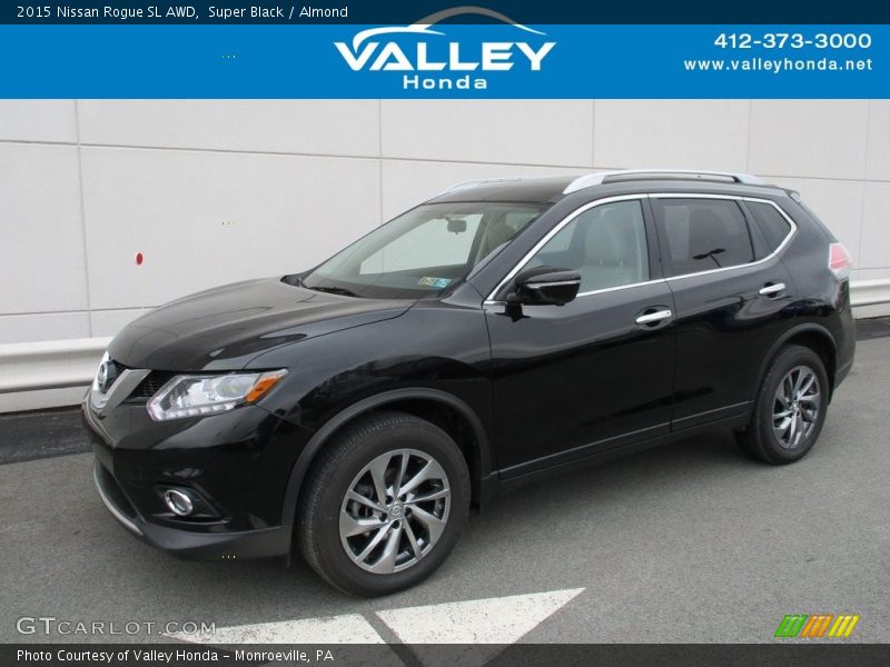Super Black / Almond 2015 Nissan Rogue SL AWD