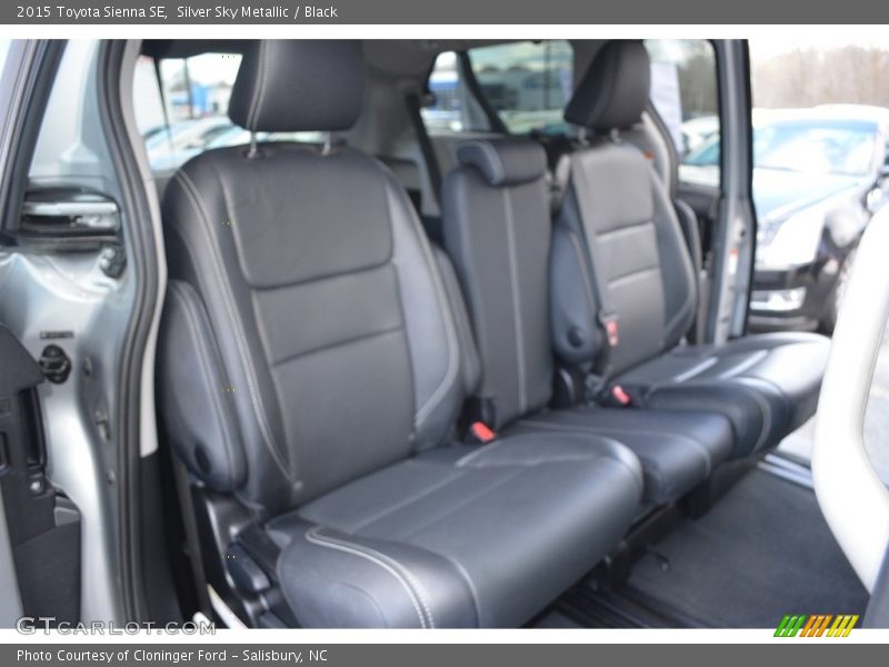 Silver Sky Metallic / Black 2015 Toyota Sienna SE