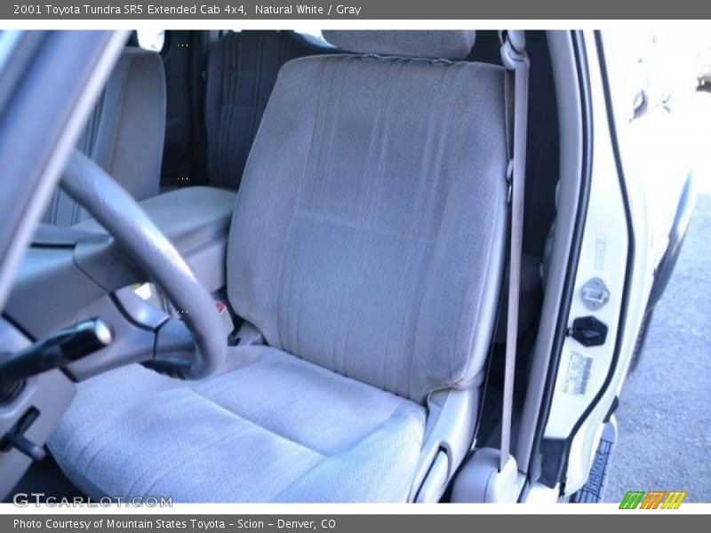 Natural White / Gray 2001 Toyota Tundra SR5 Extended Cab 4x4