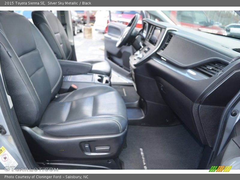 Silver Sky Metallic / Black 2015 Toyota Sienna SE