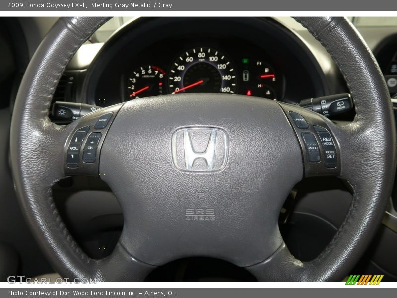 Sterling Gray Metallic / Gray 2009 Honda Odyssey EX-L