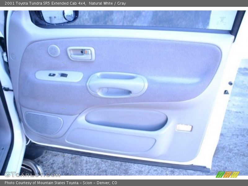 Natural White / Gray 2001 Toyota Tundra SR5 Extended Cab 4x4