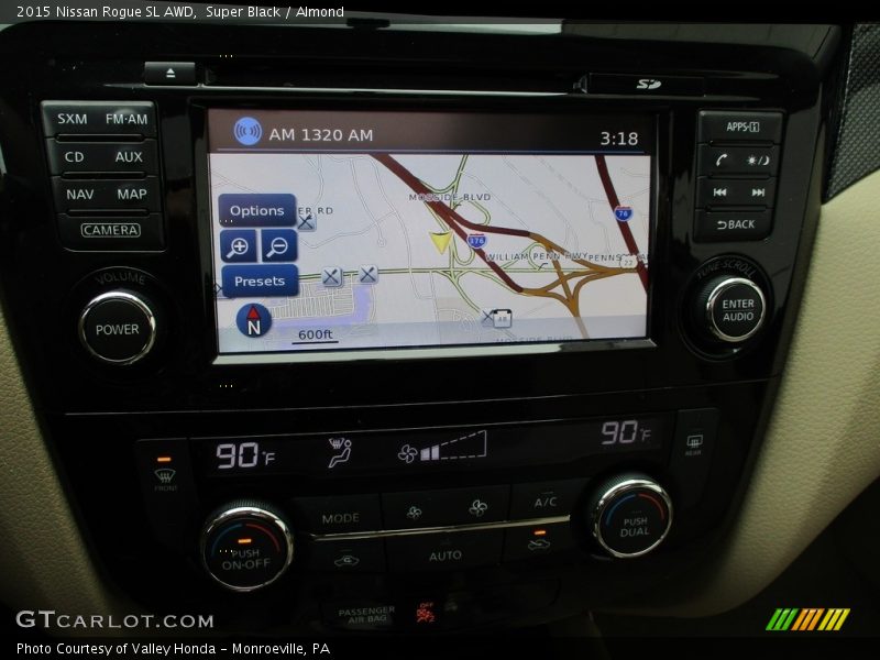 Super Black / Almond 2015 Nissan Rogue SL AWD