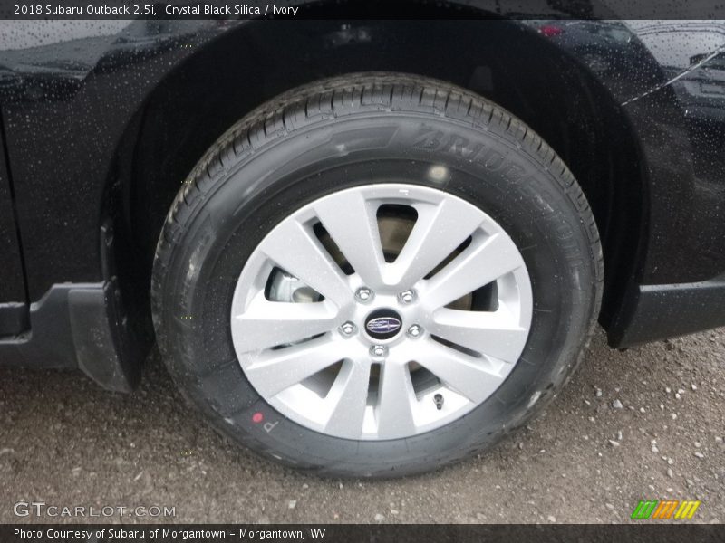 Crystal Black Silica / Ivory 2018 Subaru Outback 2.5i