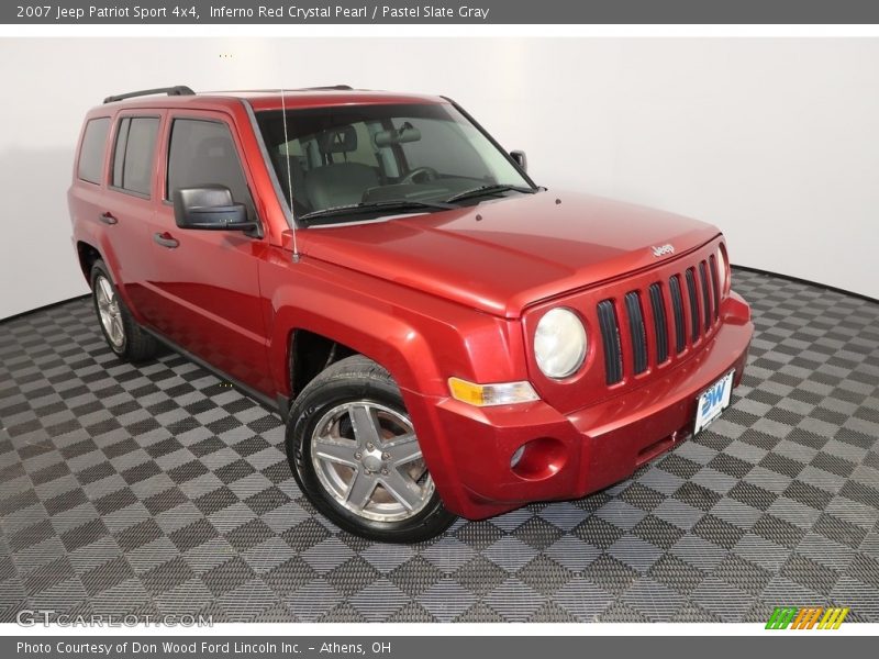 Inferno Red Crystal Pearl / Pastel Slate Gray 2007 Jeep Patriot Sport 4x4