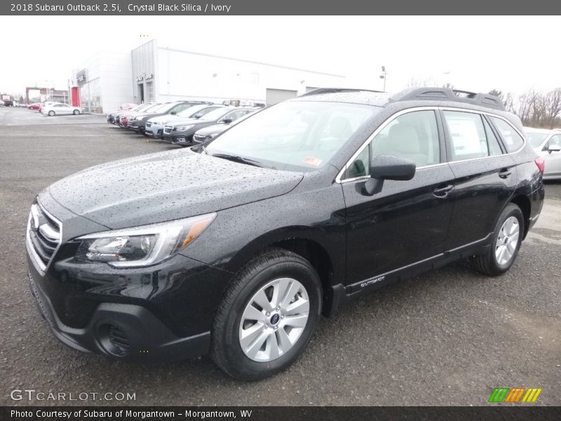 Crystal Black Silica / Ivory 2018 Subaru Outback 2.5i