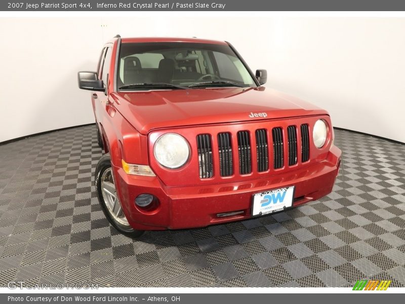 Inferno Red Crystal Pearl / Pastel Slate Gray 2007 Jeep Patriot Sport 4x4