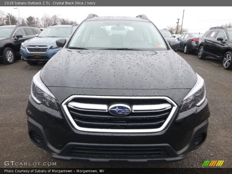 Crystal Black Silica / Ivory 2018 Subaru Outback 2.5i