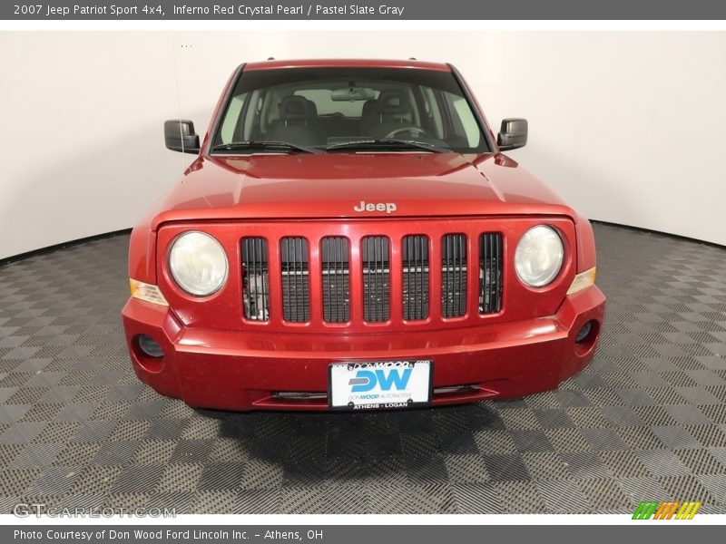 Inferno Red Crystal Pearl / Pastel Slate Gray 2007 Jeep Patriot Sport 4x4