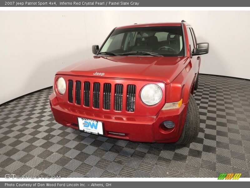 Inferno Red Crystal Pearl / Pastel Slate Gray 2007 Jeep Patriot Sport 4x4