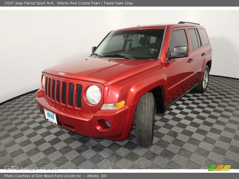 Inferno Red Crystal Pearl / Pastel Slate Gray 2007 Jeep Patriot Sport 4x4
