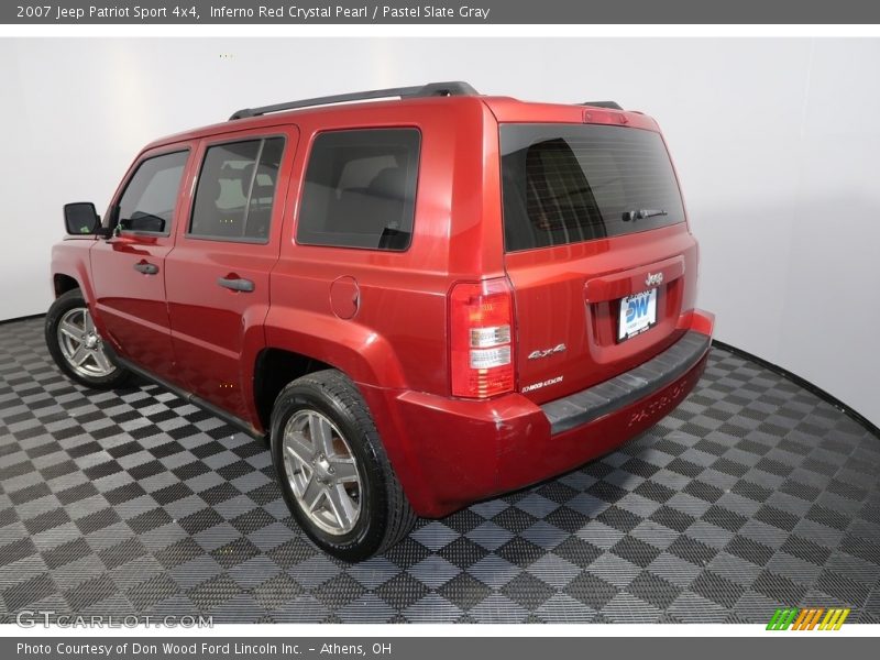 Inferno Red Crystal Pearl / Pastel Slate Gray 2007 Jeep Patriot Sport 4x4