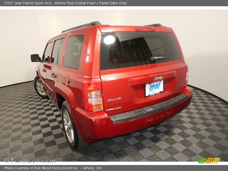 Inferno Red Crystal Pearl / Pastel Slate Gray 2007 Jeep Patriot Sport 4x4