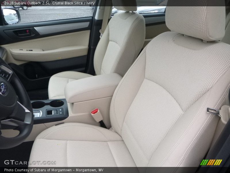 Crystal Black Silica / Ivory 2018 Subaru Outback 2.5i