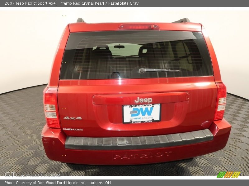 Inferno Red Crystal Pearl / Pastel Slate Gray 2007 Jeep Patriot Sport 4x4