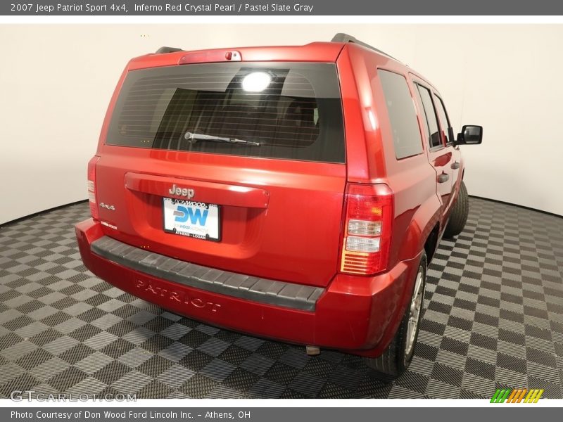 Inferno Red Crystal Pearl / Pastel Slate Gray 2007 Jeep Patriot Sport 4x4