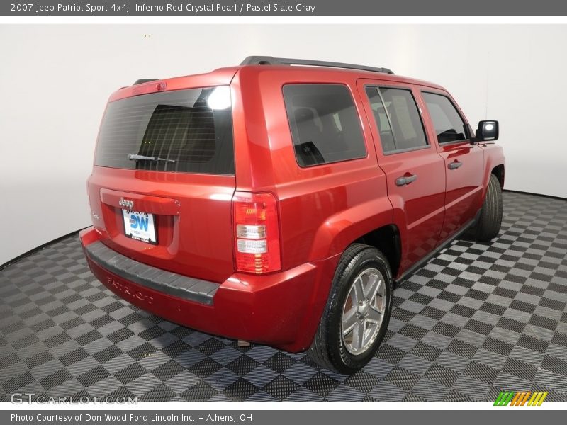 Inferno Red Crystal Pearl / Pastel Slate Gray 2007 Jeep Patriot Sport 4x4