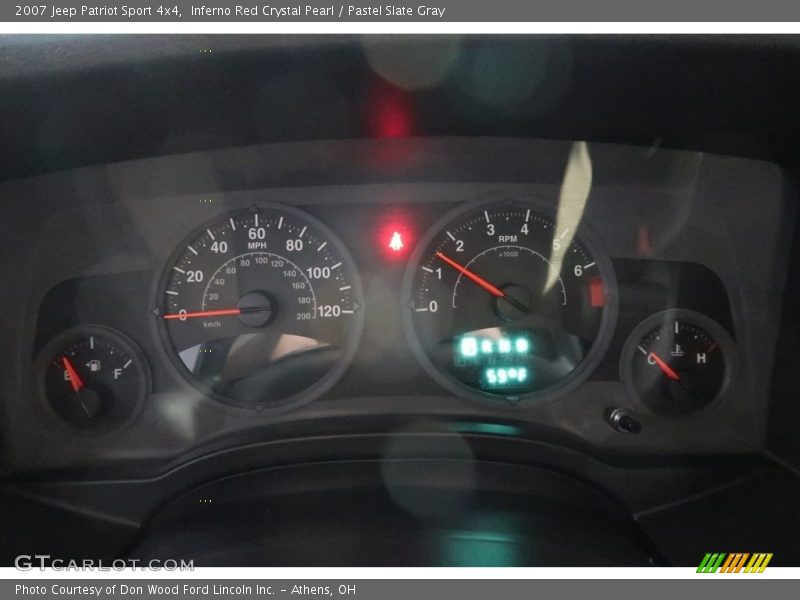 Inferno Red Crystal Pearl / Pastel Slate Gray 2007 Jeep Patriot Sport 4x4